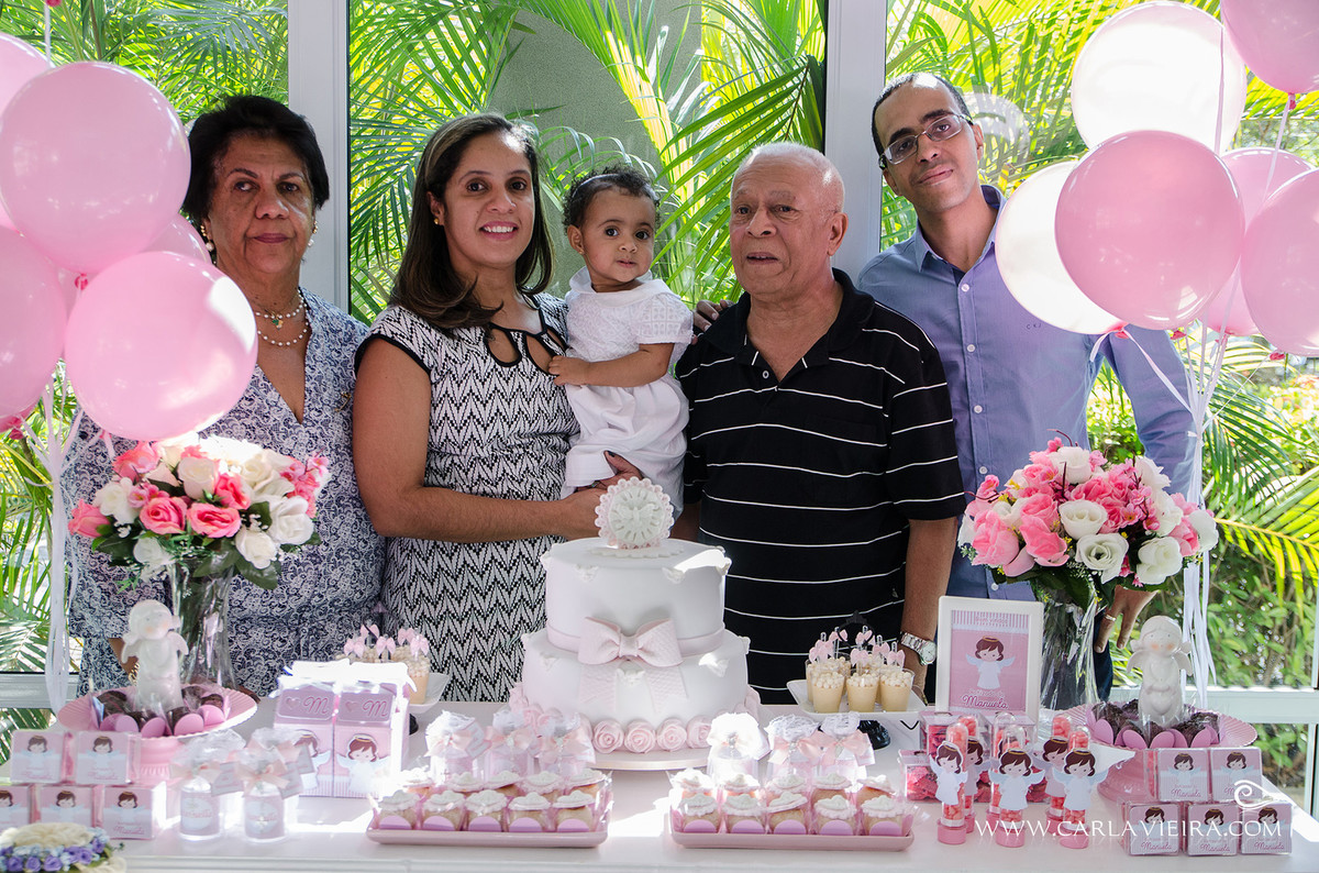 Batizado; fotografia de família