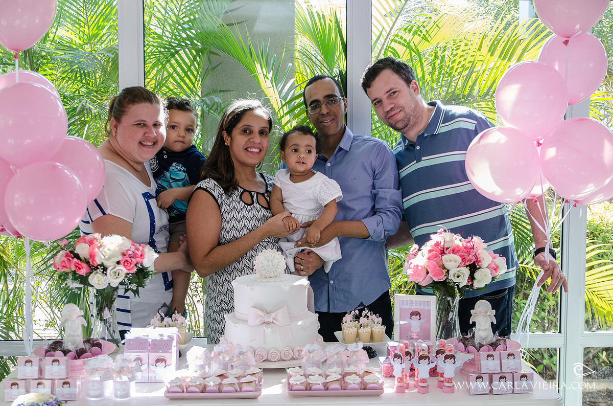Batizado; fotografia de família