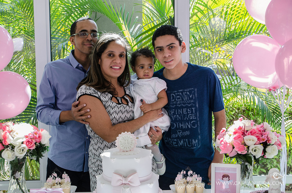 Batizado; fotografia de família