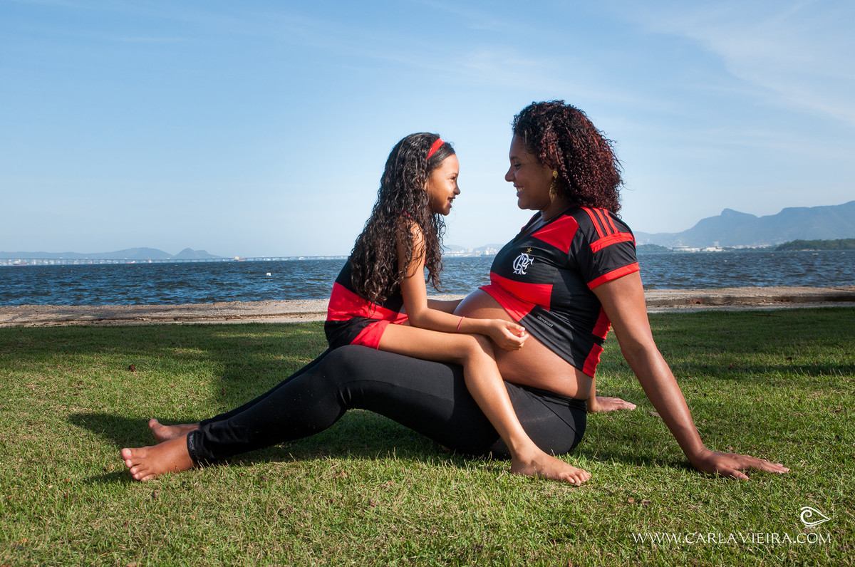 Gestante; ensaio gestante; ensaio externo; ensaio ao ar livre; ensaio na praia; flamengo;