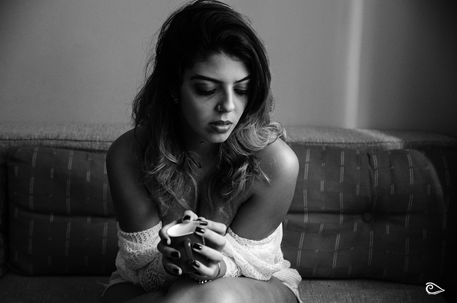 Retrato de Mulher; ensaio feminino; ensaio em casa