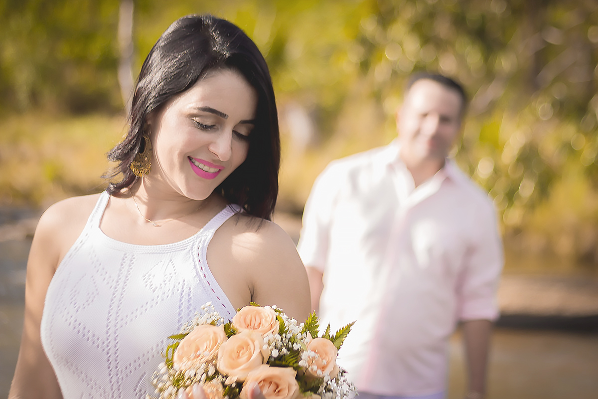 Ensaio cachoeira Pre Casamento Glênia e Fernando - Minaçu Goiás - Fotografia