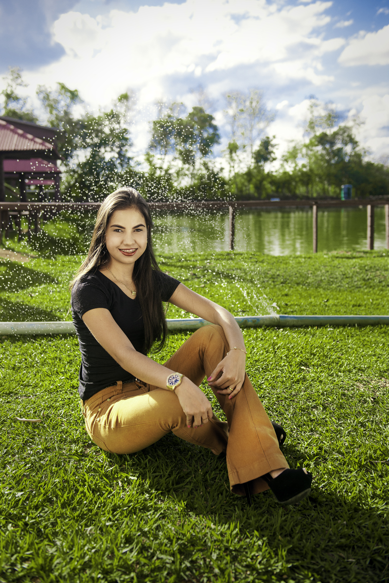 fotos externas ao ar livre no pesque e pague juliana roves por gabriel silvério em vilhena rondonia com chuva na agua da mangueira luz do dia