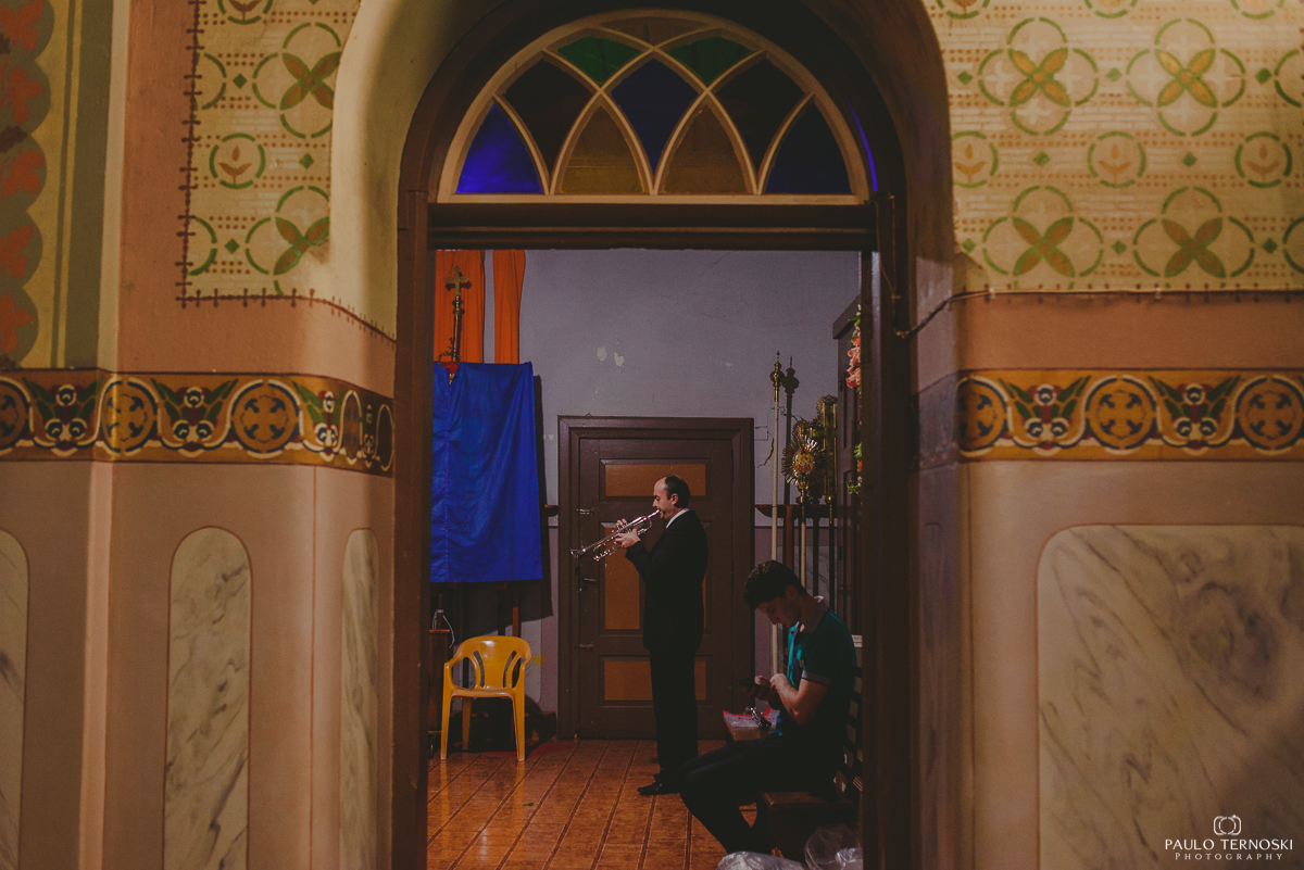 músicos na igreja