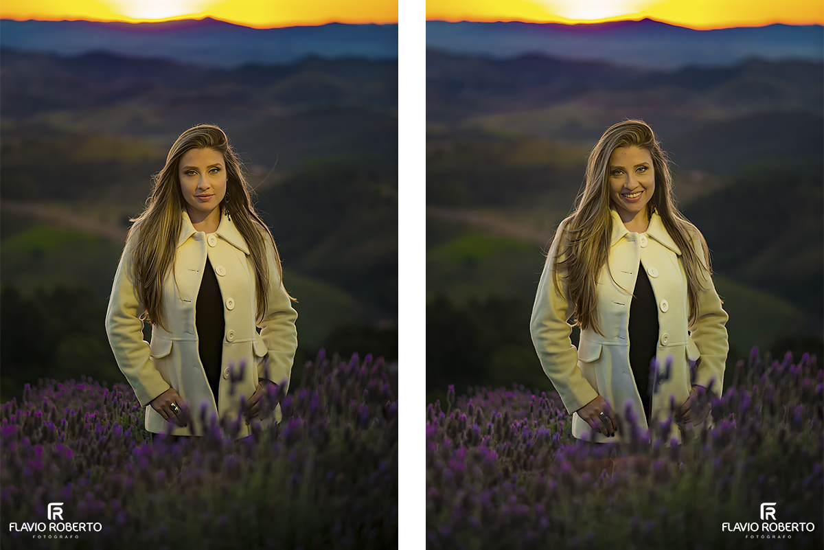 Ensaio Fotográfico de modelo no lavandário de Cunha