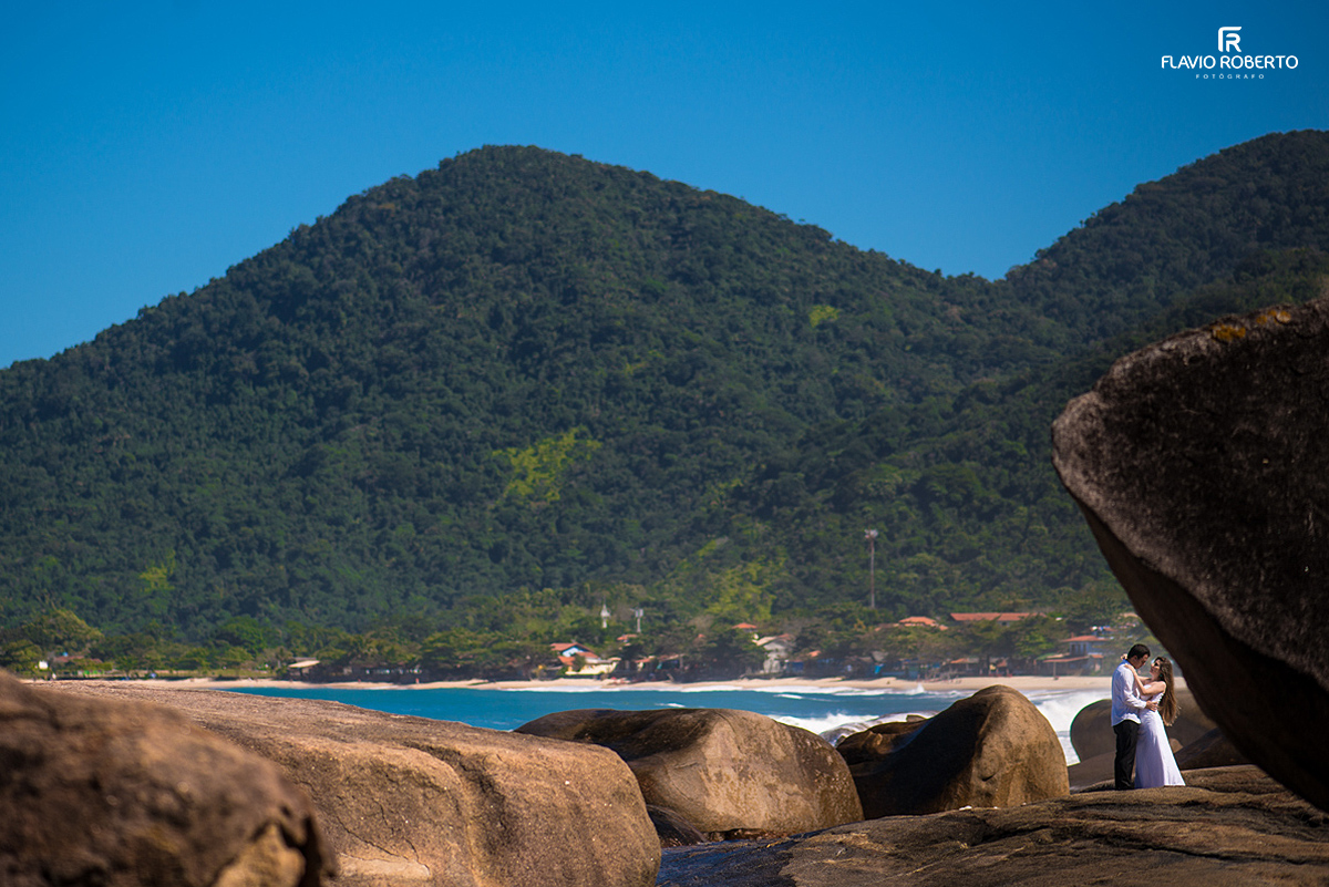 Noivos no paraíso de Trindade RJ