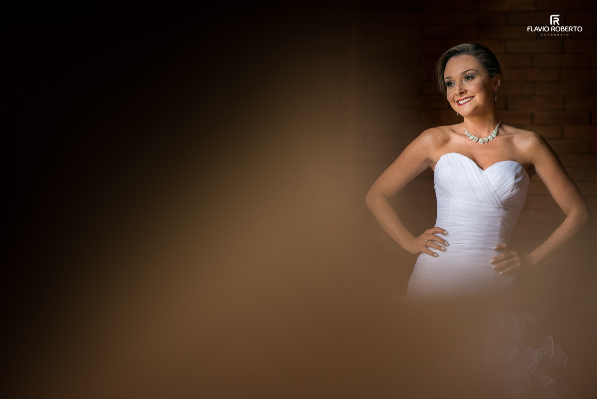 noiva linda pronta para se casar