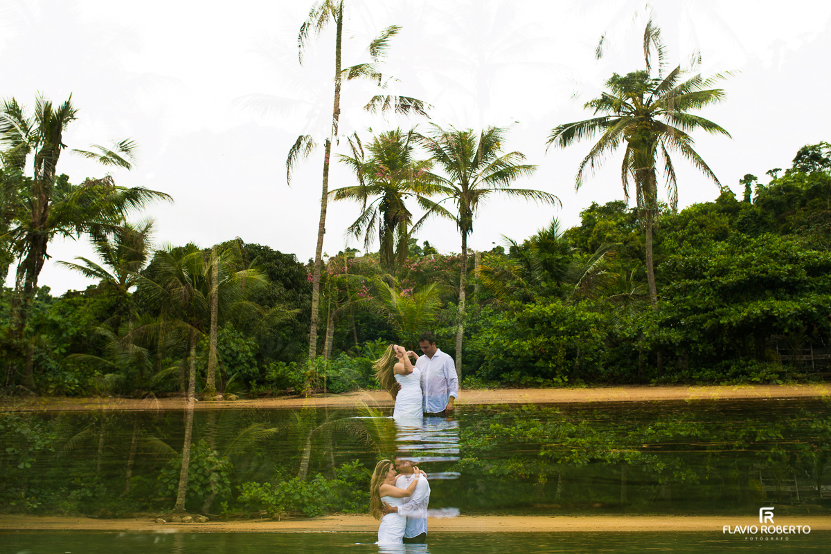 Trash the Dress na ilha deserta