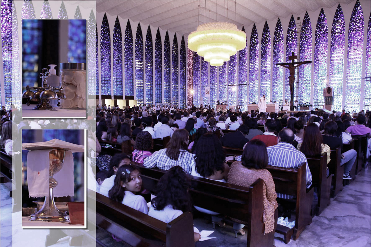 a imensidao da igreja dom bosco permite fotos maravilhosas