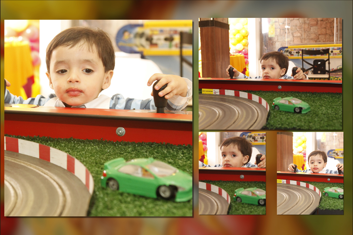 na corrida de carros o aniversariante aproveitou cada volta no autorama. foi lindo acompanhar a festa infantil. venha conhecer o trabalho com crianca.