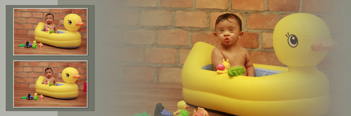 na banheira amarela com agua quentinha o ensaio continua a todo vapor venha realizar o ensaio do seu filho com nico fotografo