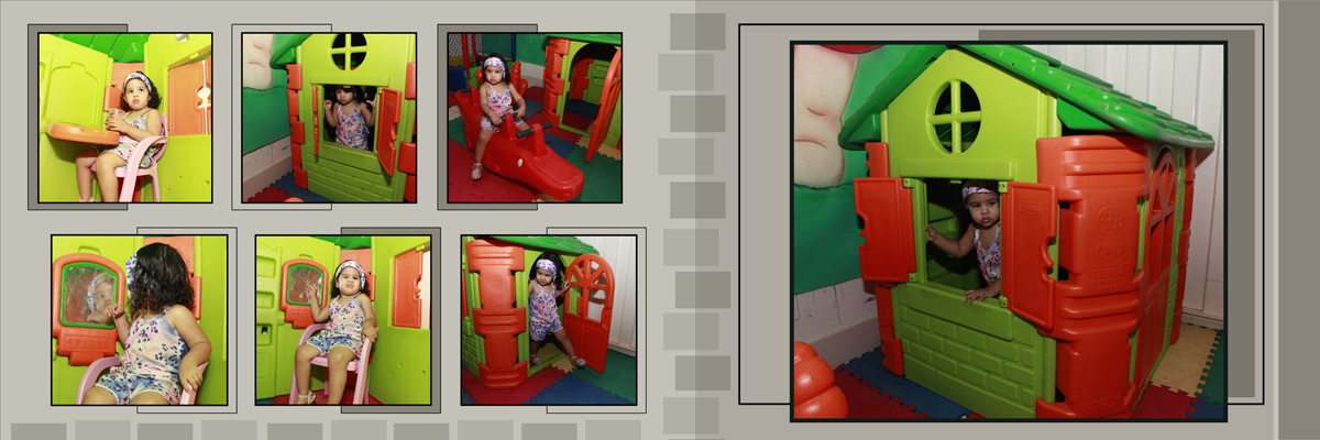 A casinha de boneca estava linda. Júlia pode aproveitar bastante, Fez pose e brincou muito. Posou para o fotógrafo NICO que aproveitou para belas imagens.