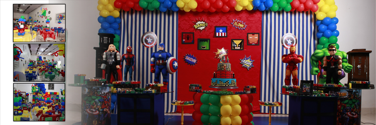 decoracao de super heroi foi o tema desta linda festa infantil realizada em brasilia e registrada pela lente do fotografo nico que possui um estudio no setor sudoeste de brasilia. veja nas redes sociais. instagram. facebook, site nicofotografo.com.br ou b