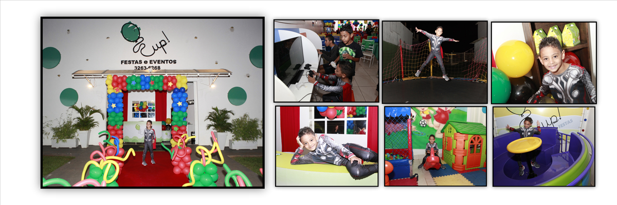 neste mosaico aproveitamos para diagramar esta pagina que ira compor o album da festa infantil que foi realizado em sobradinho e fotografafo pelo nico. veja o instagram @nicostudiofotografico ou o blog.nicofotografo.com.br ou site www.nicofotografo.com.br