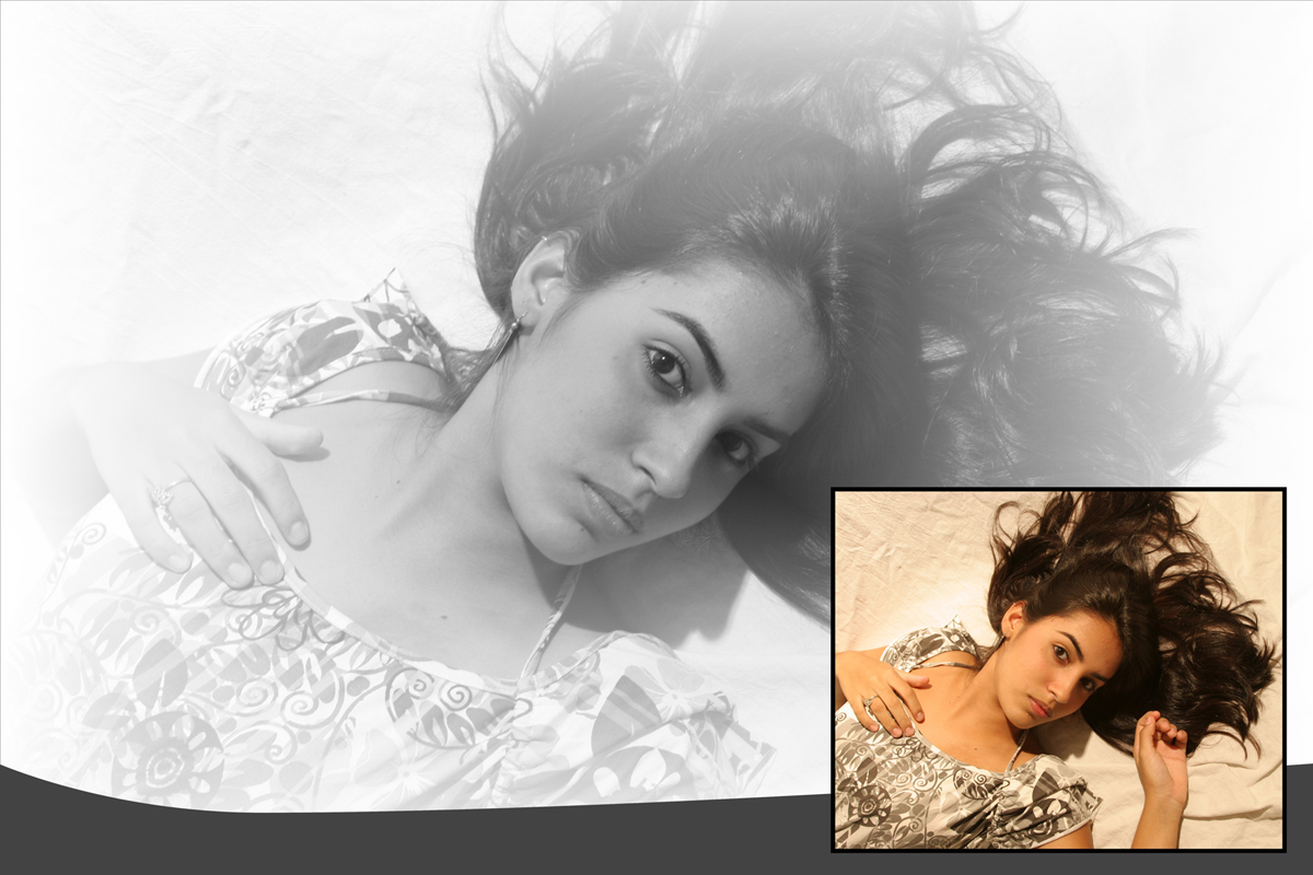 em seu estudio fotografico nico foi desenhando com a modelo o ensaio fotografico. parabens. lindas fotos.