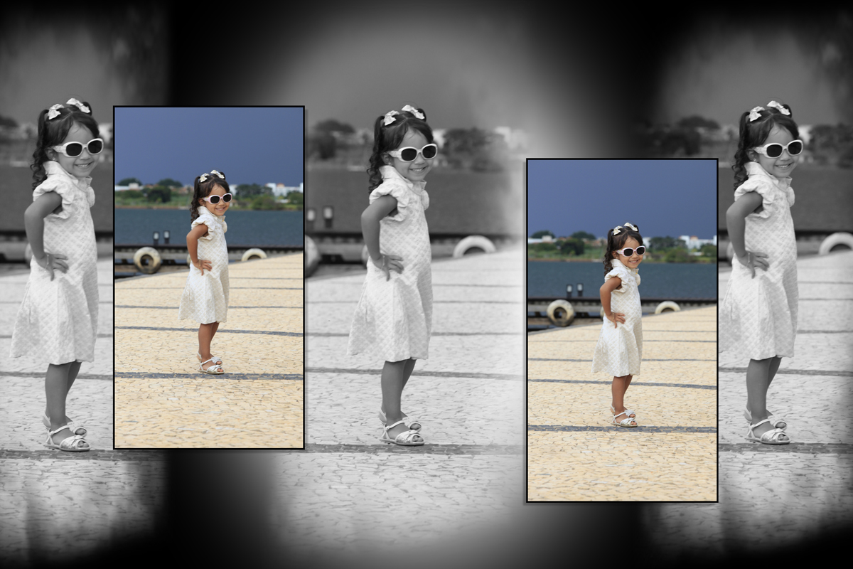na diagramacao dessa foto a modelo aparece em preto e branco e colorido para seu ensaio fotografico realizado pelo fotografo nico localizado em brasilia e esta nas redes sociais.