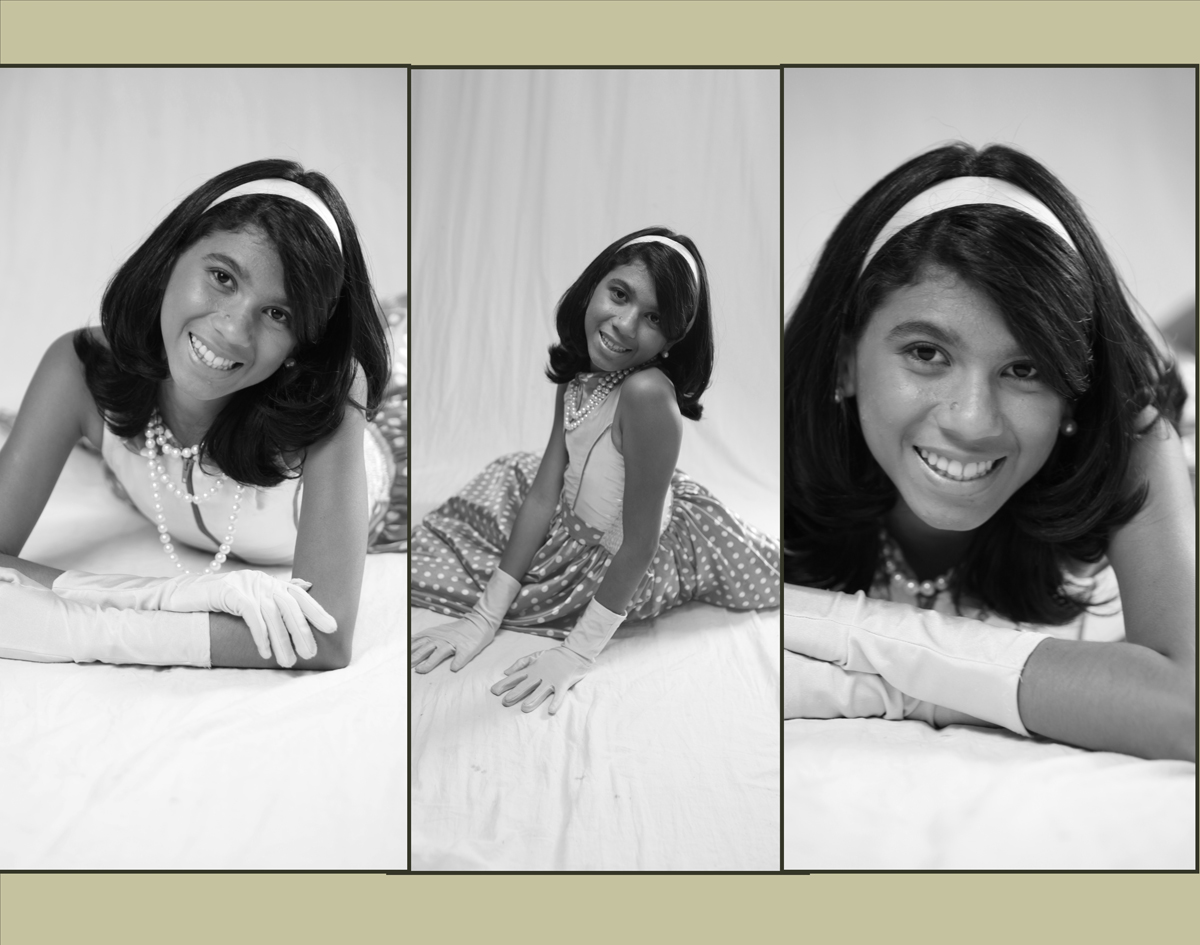 mesmo em preto e branco as suas poses foram um charme espetacular na lente do fotografo nico