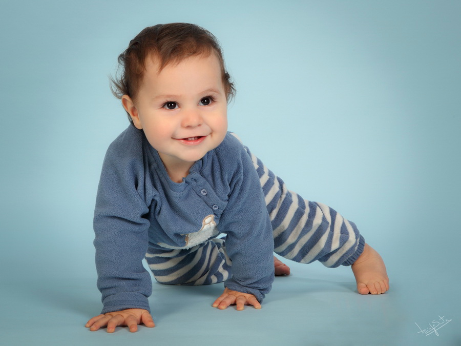 fotografia de estúdio menino