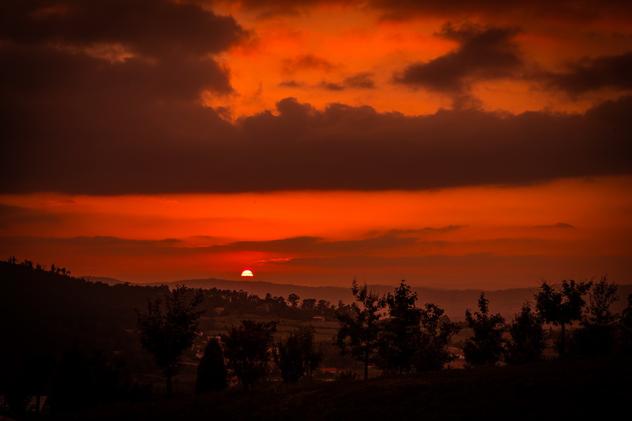 Por do Sol - Vale de Cambra