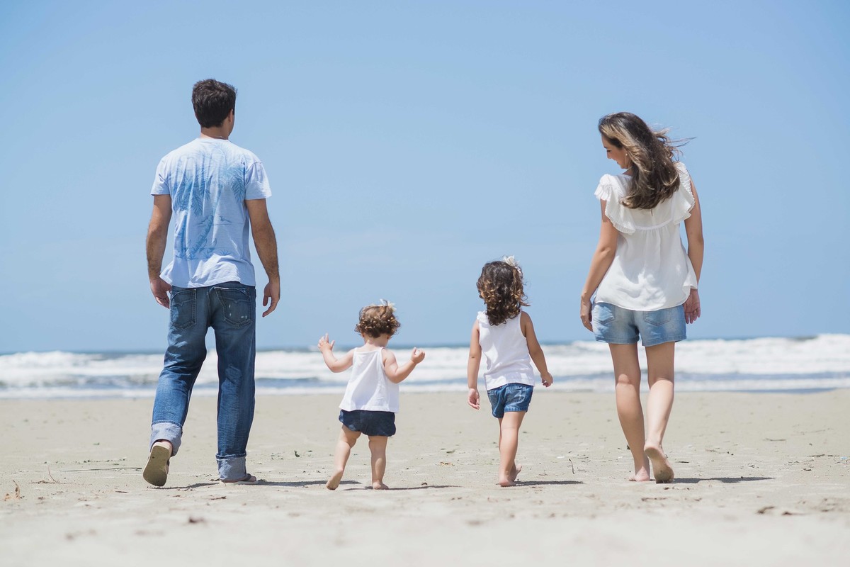 Ensaio Estúdio Life Familia - ensaio fotográfico família - praia