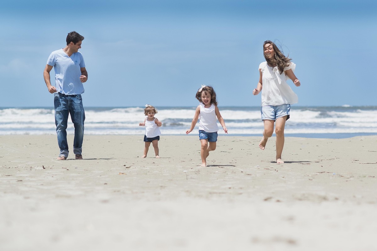Ensaio Estúdio Life Familia - ensaio fotográfico família - praia
