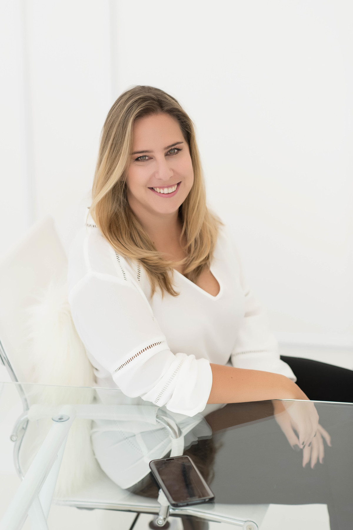 Ensaio fotográfico - perfil profissional - estúdio - empresária