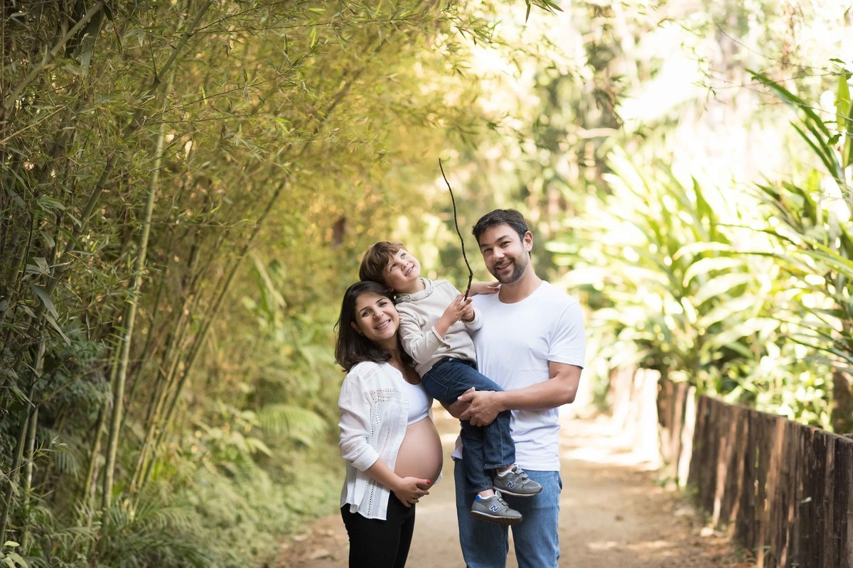Ensaio Gestante - parque - ar livre- São Paulo _ Maternity - filho - criança- sol