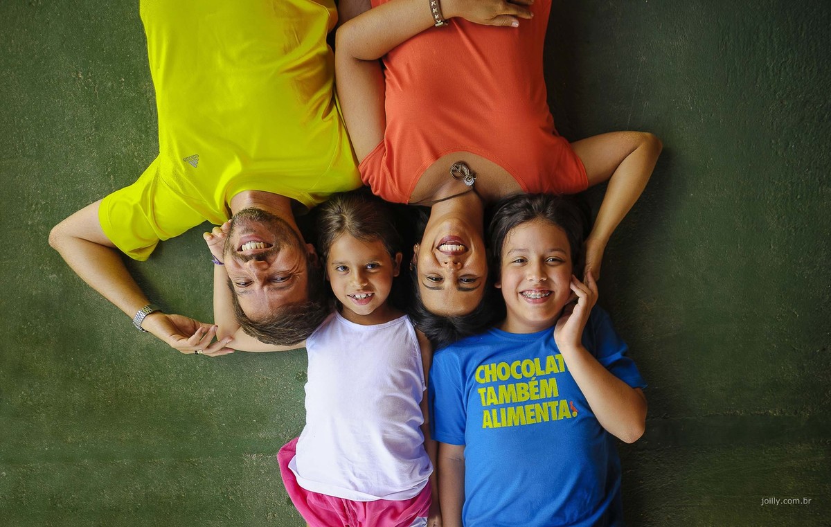 familia linda e colorida fotografia de rick joilly