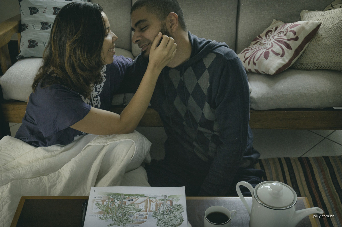 muito love e carinho preencheu o ensaio de casal de stela e caio