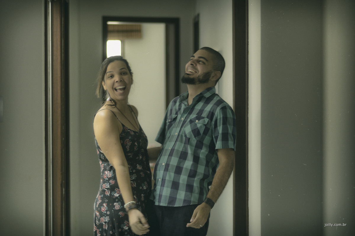 muito descontraído caio brinca com stela