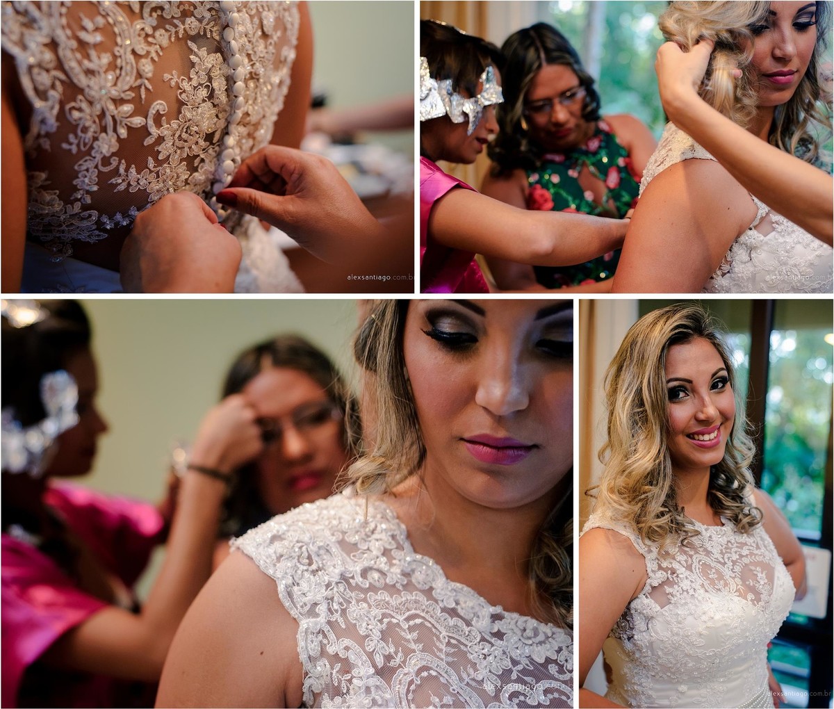 vestido da noiva em renda, casar com cabelo solto, making of noiva, maquiagem noiva, maquiadora angra dos reis