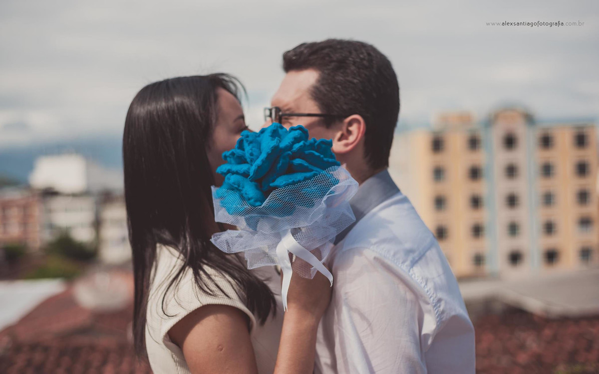 buque azul, buque de coração, diy buque de coração, diy buque de feltro, buque divertido, buque criativo, casamento pinheiral, casamento bananal