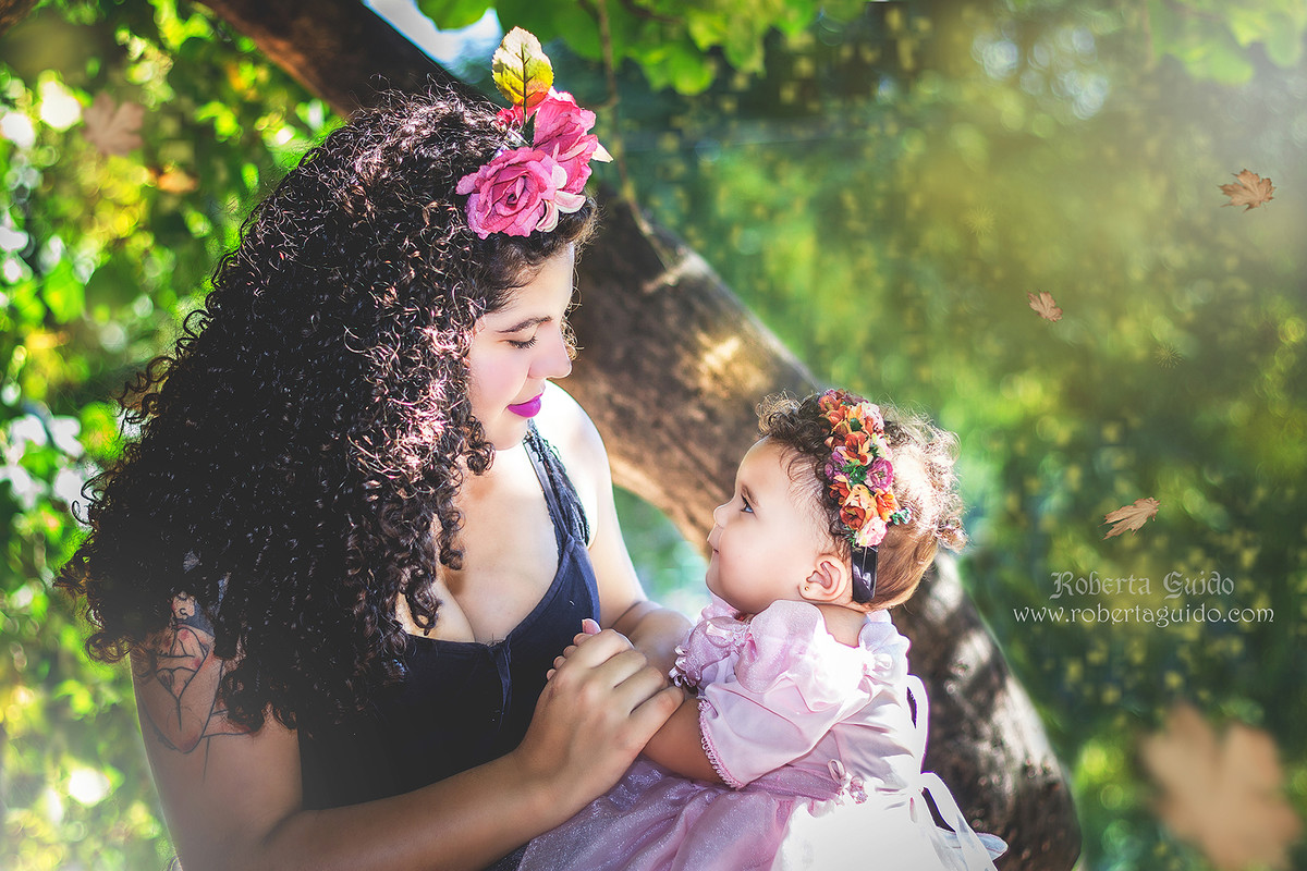 ensaio fotográfico fadas mãe e filha