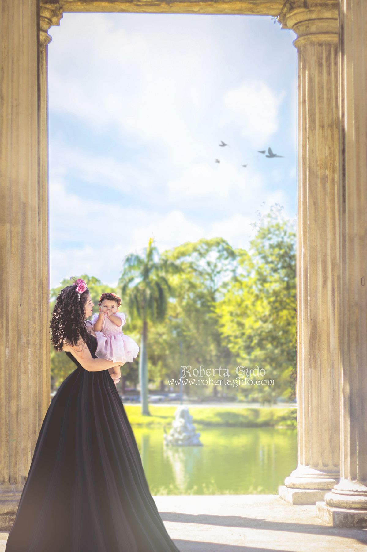 ensaio fotográfico fadas mãe e filha