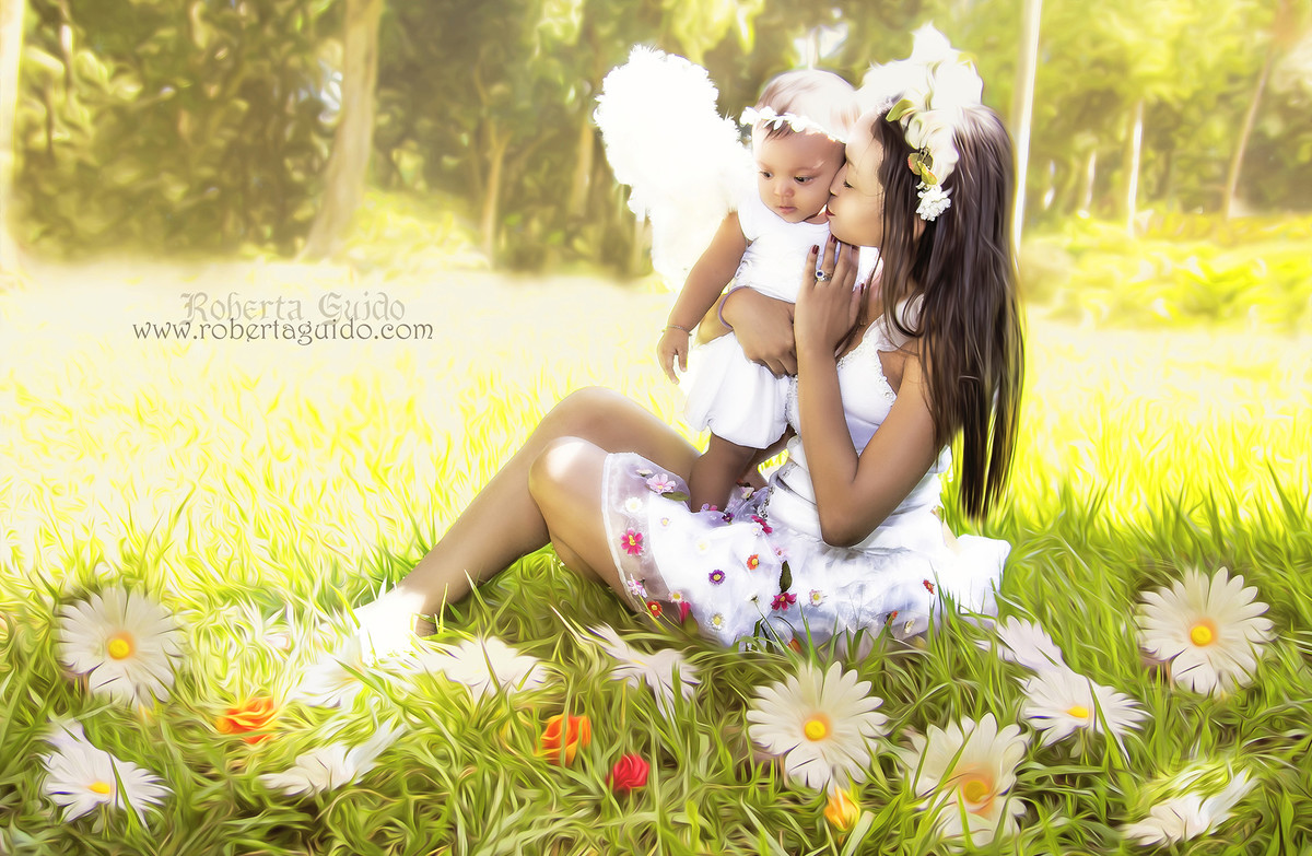 ensaio fotográfico encantado mãe e filha