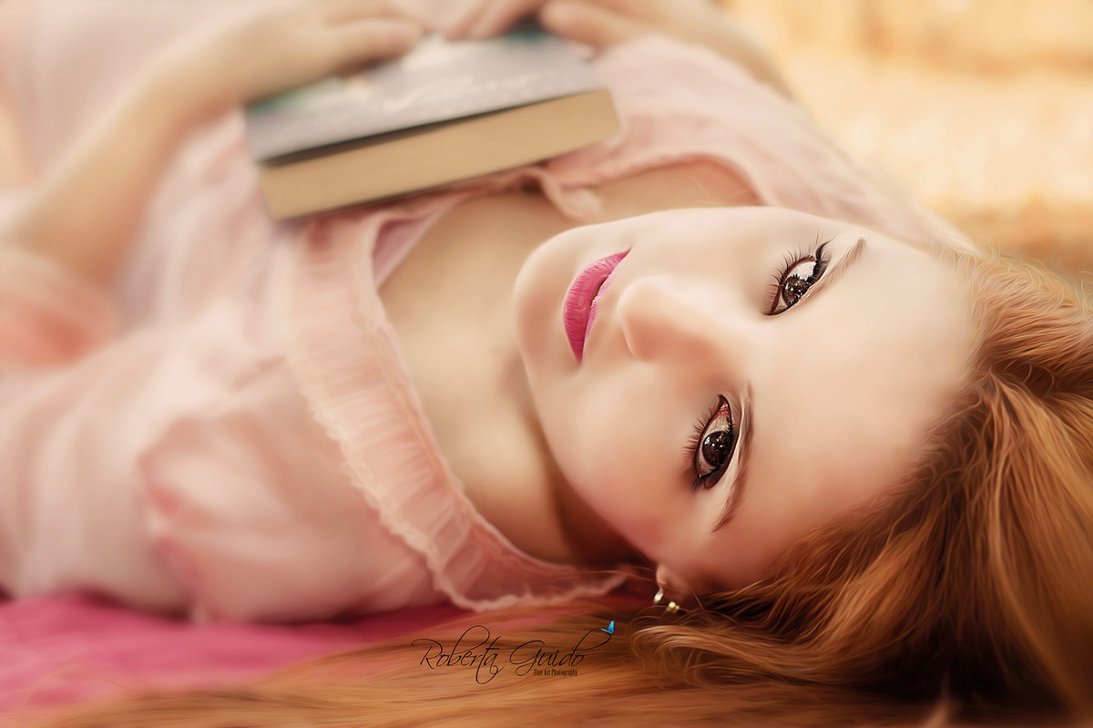ensaio fotográfico com livros