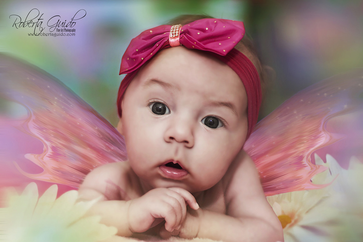 ensaio fotográfico infantil de fada