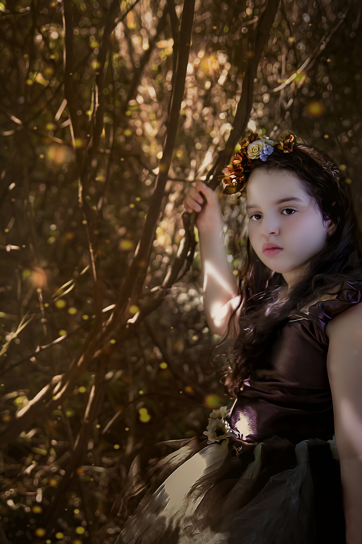 ensaio fotográfico infantil de fada