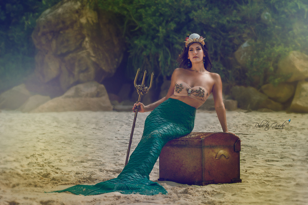 Ensaio fotográfico sereia Rio de Janeiro