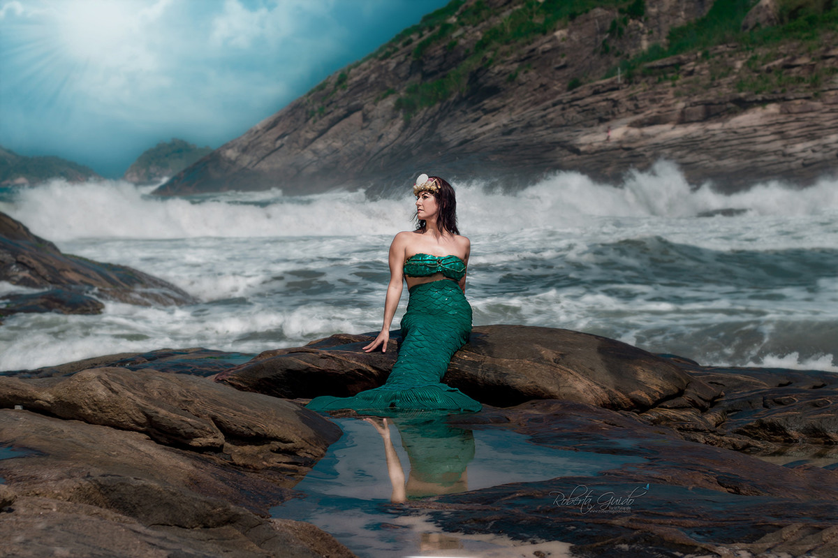Ensaio fotográfico sereia Rio de Janeiro