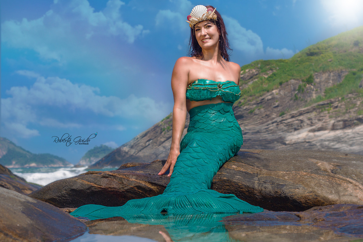 Ensaio fotográfico sereia Rio de Janeiro