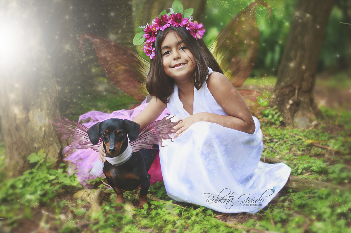 ensaio fotografico infantil de fadas são paulo