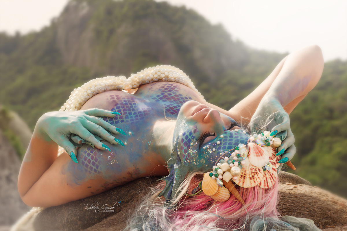 maquiagem de sereia