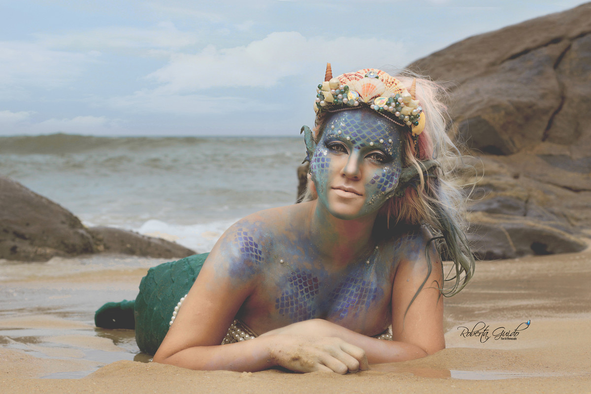 ensaio fotografico de sereia