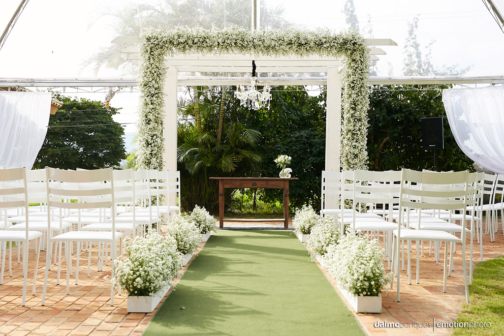 Estância Biguaçu; Cerimonia de casamento; casamento ao ar livre