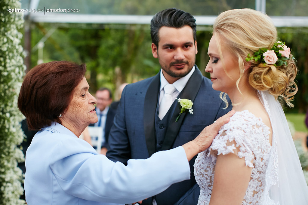 Cerimônia de Casamento, Estância Biguaçu, Casamento ao ar livre, benção dos noivos; Fotógrafo de casamento em Florianópolis