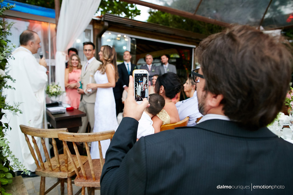 Fotografia de Casamento em Florianópolis, Cerimônia de Casamento, Pousada do Museu, Casamento ao ar livre, casamento a beira da praia