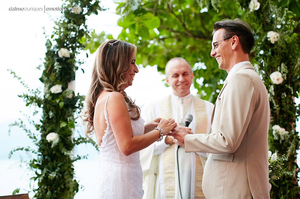 Fotografia de Casamento em Florianópolis, Cerimônia de Casamento, Pousada do Museu, Casamento ao ar livre,