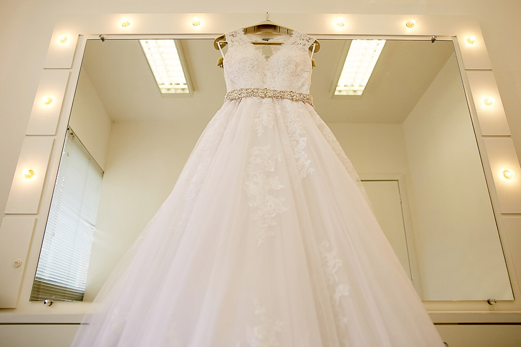Fotografia de Casamento em Florianópolis; Vestido da noiva