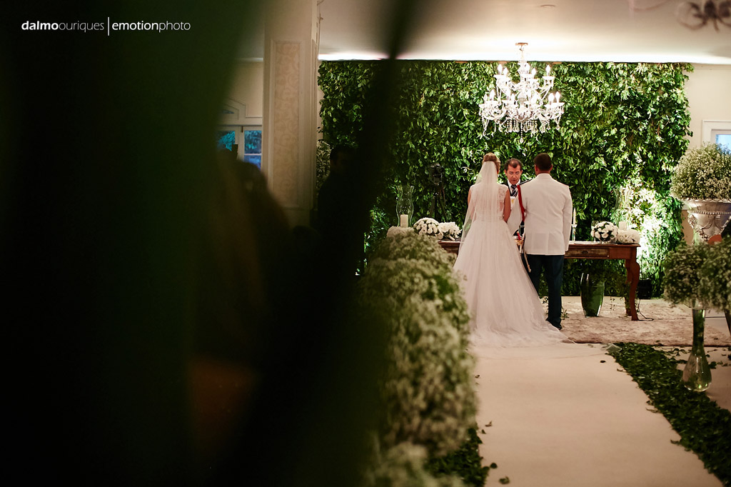 Fotografia de Casamento em Florianópolis; Alameda Casa Rosa; Cerimônia de Casamento